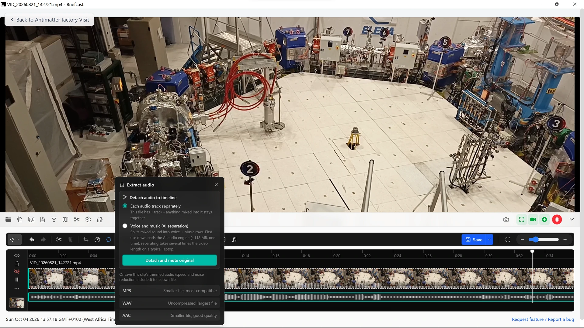 Briefcast: Video editor